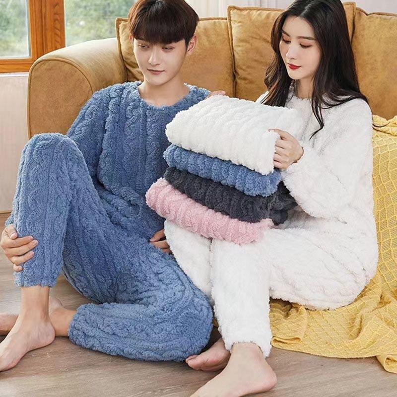 Womens Fleece Lined Pajama Set