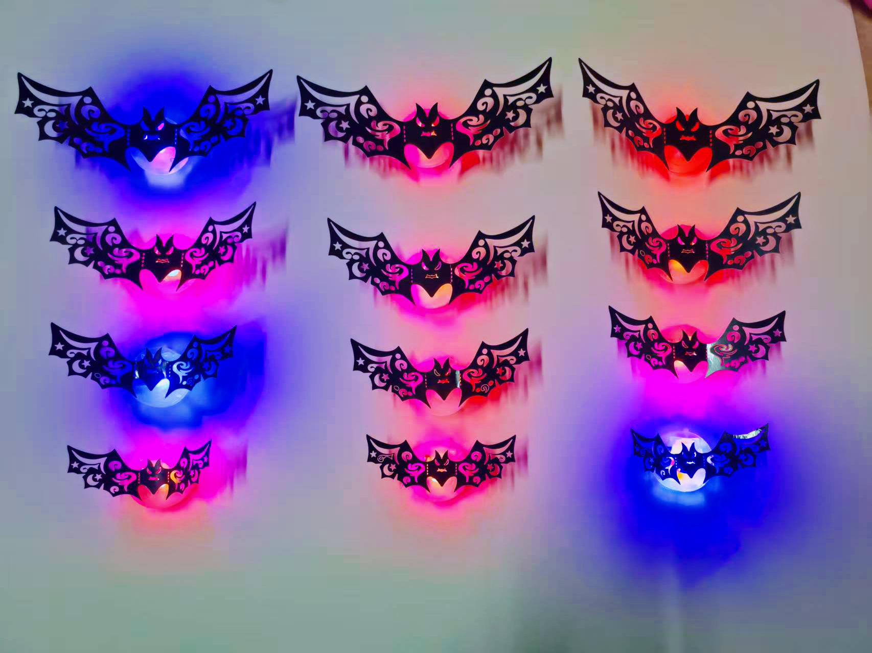 Hollow-Out Halloween Wall Decoration Stickers