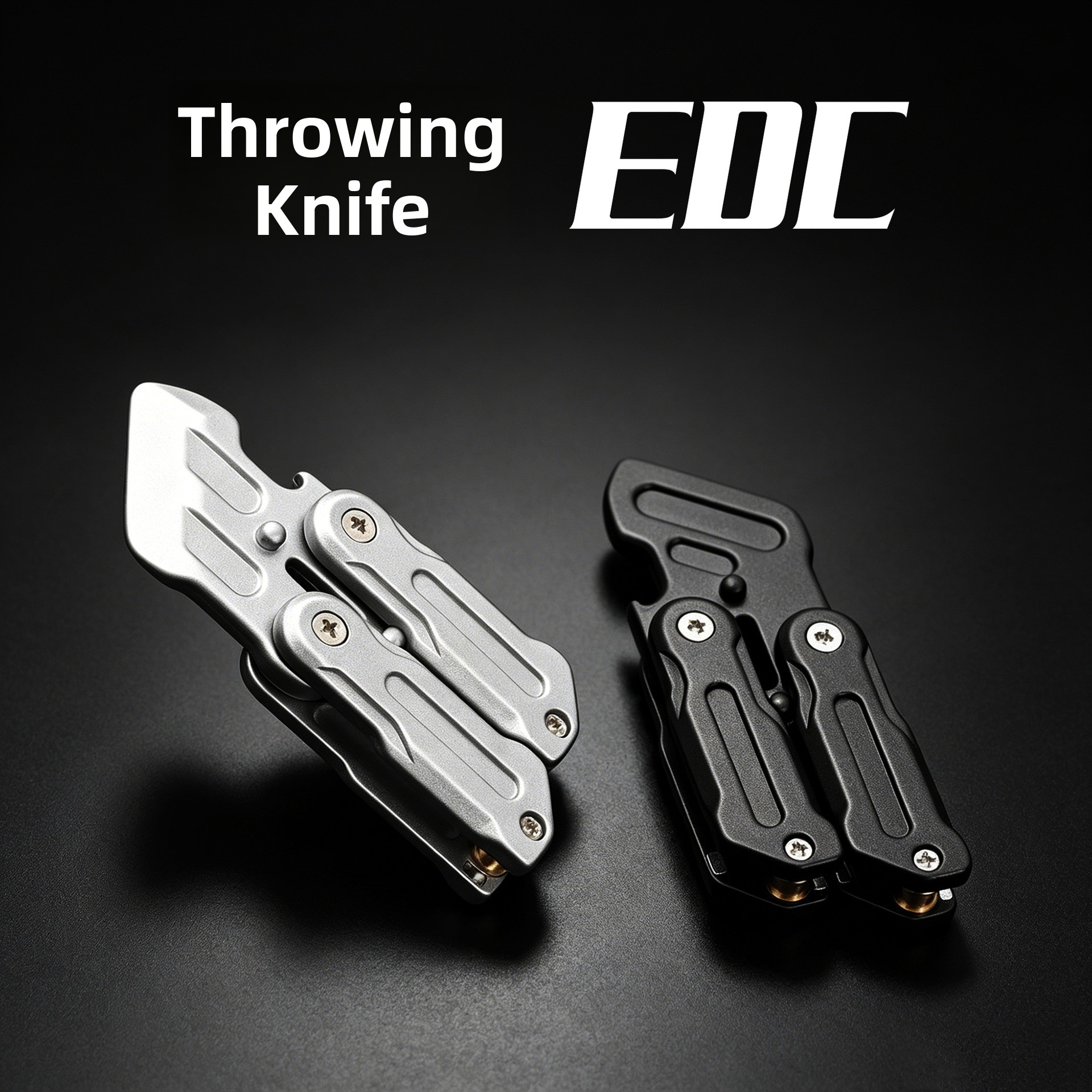 Metal alloy butterfly knife fidget toy