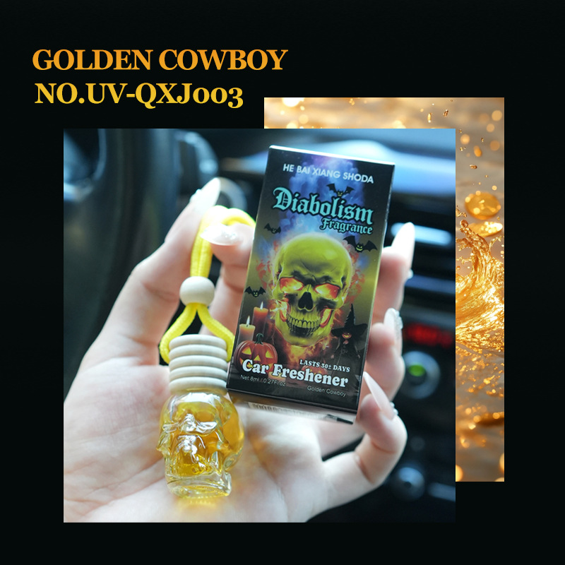 Halloween Skull Car Perfume Glass Diffuser