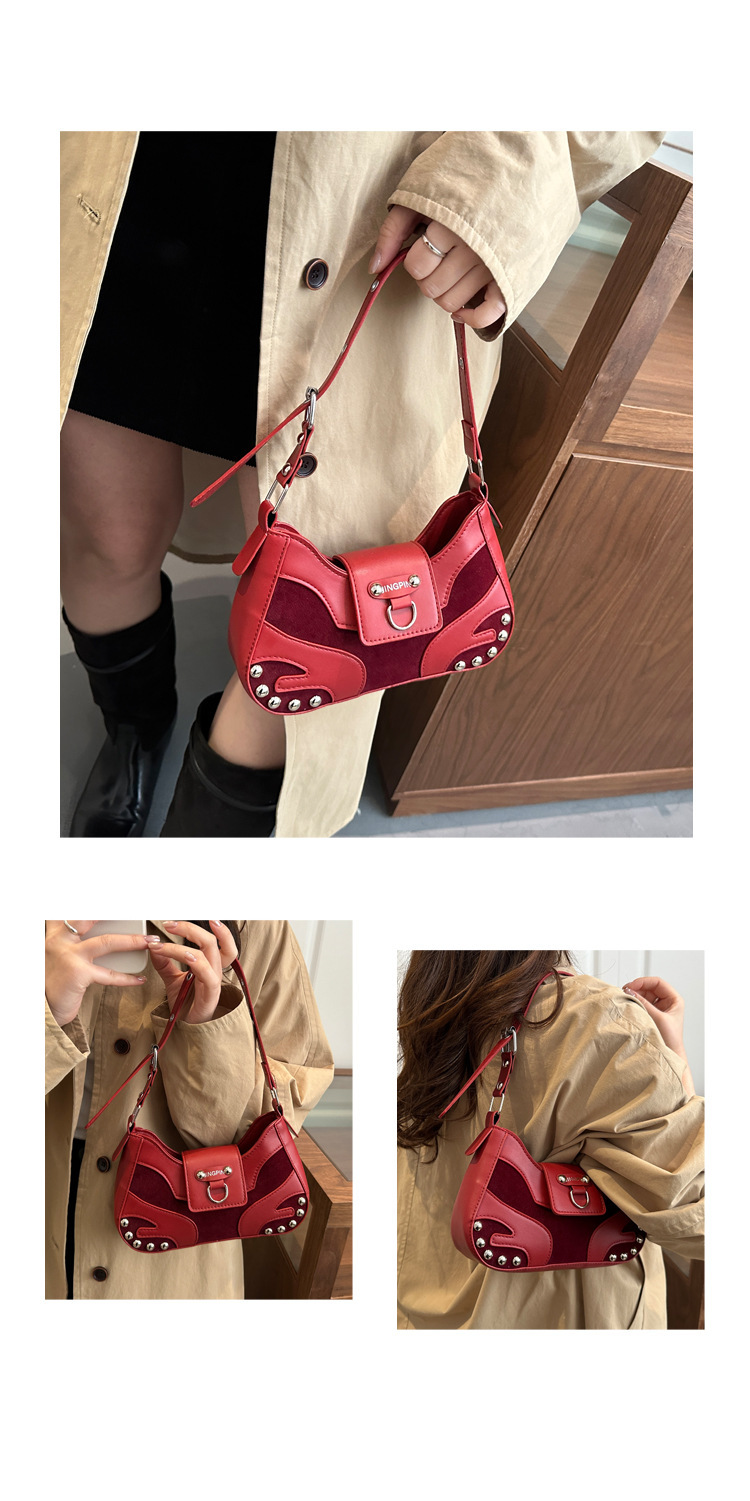 Retro Crossbody Bag with Shoulder Strap