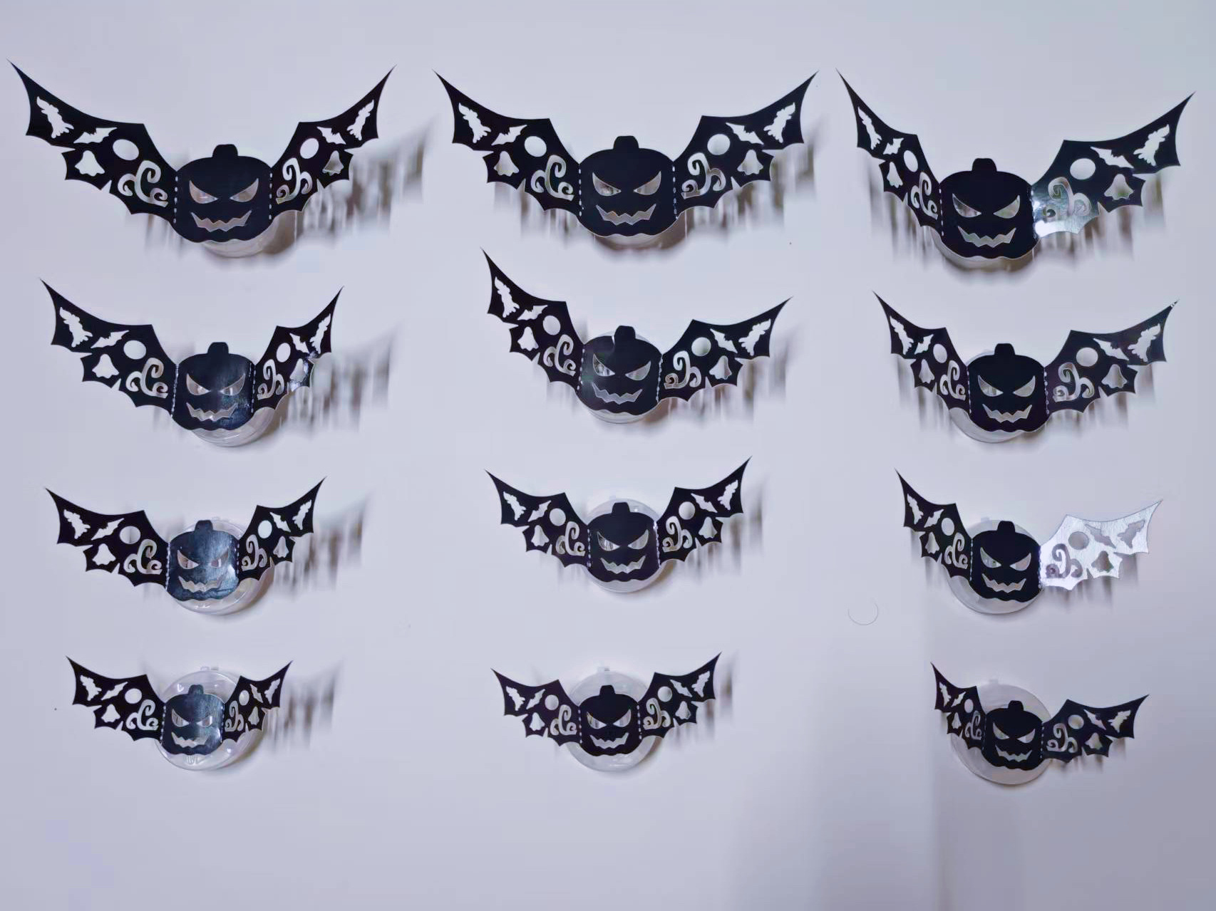 Hollow-Out Halloween Wall Decoration Stickers