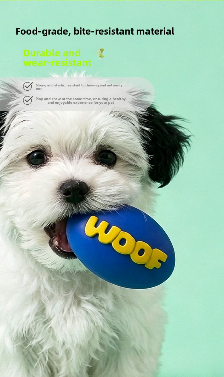 Durable WOOF Epoxy Pet Chew Toy