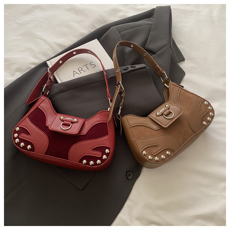 Retro Crossbody Bag with Shoulder Strap