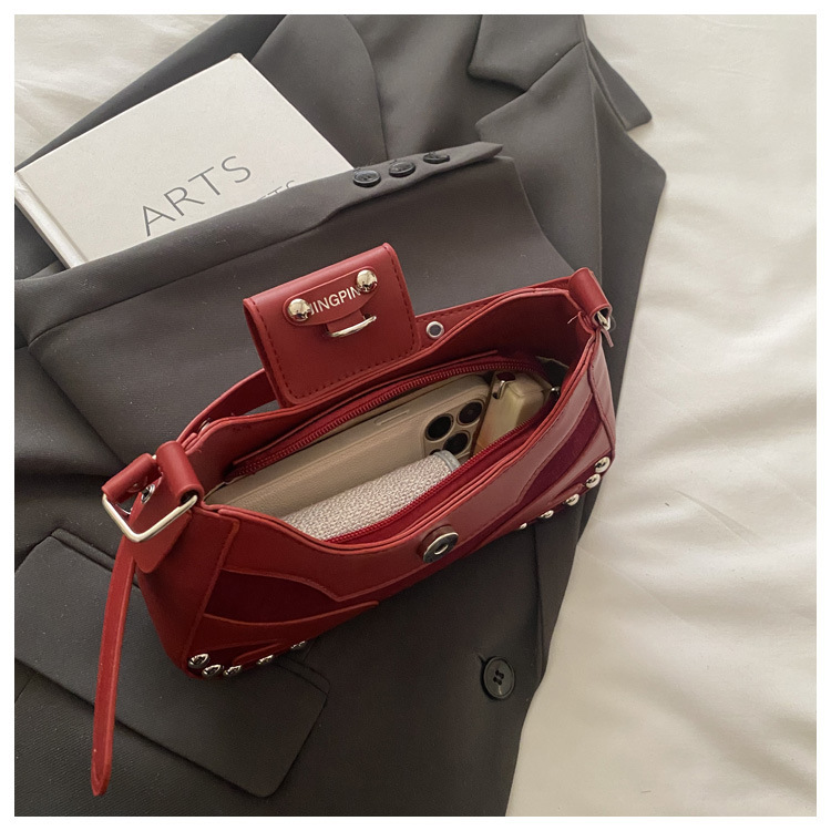 Retro Crossbody Bag with Shoulder Strap