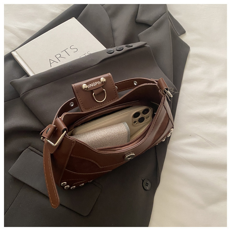 Retro Crossbody Bag with Shoulder Strap