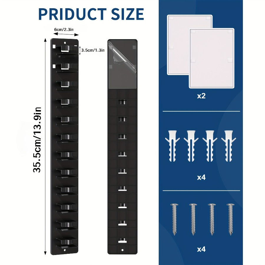Wall-mounted storage hat rack