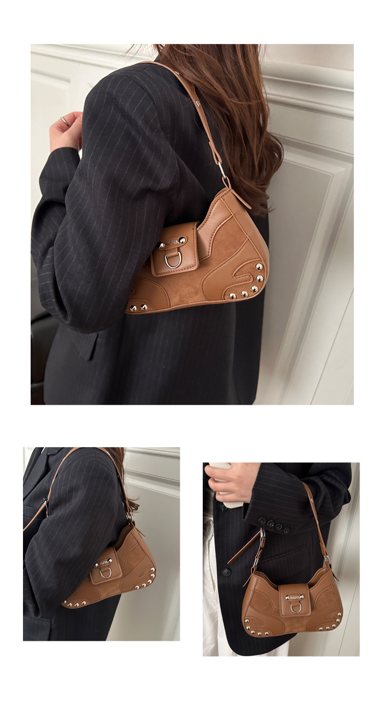 Retro Crossbody Bag with Shoulder Strap