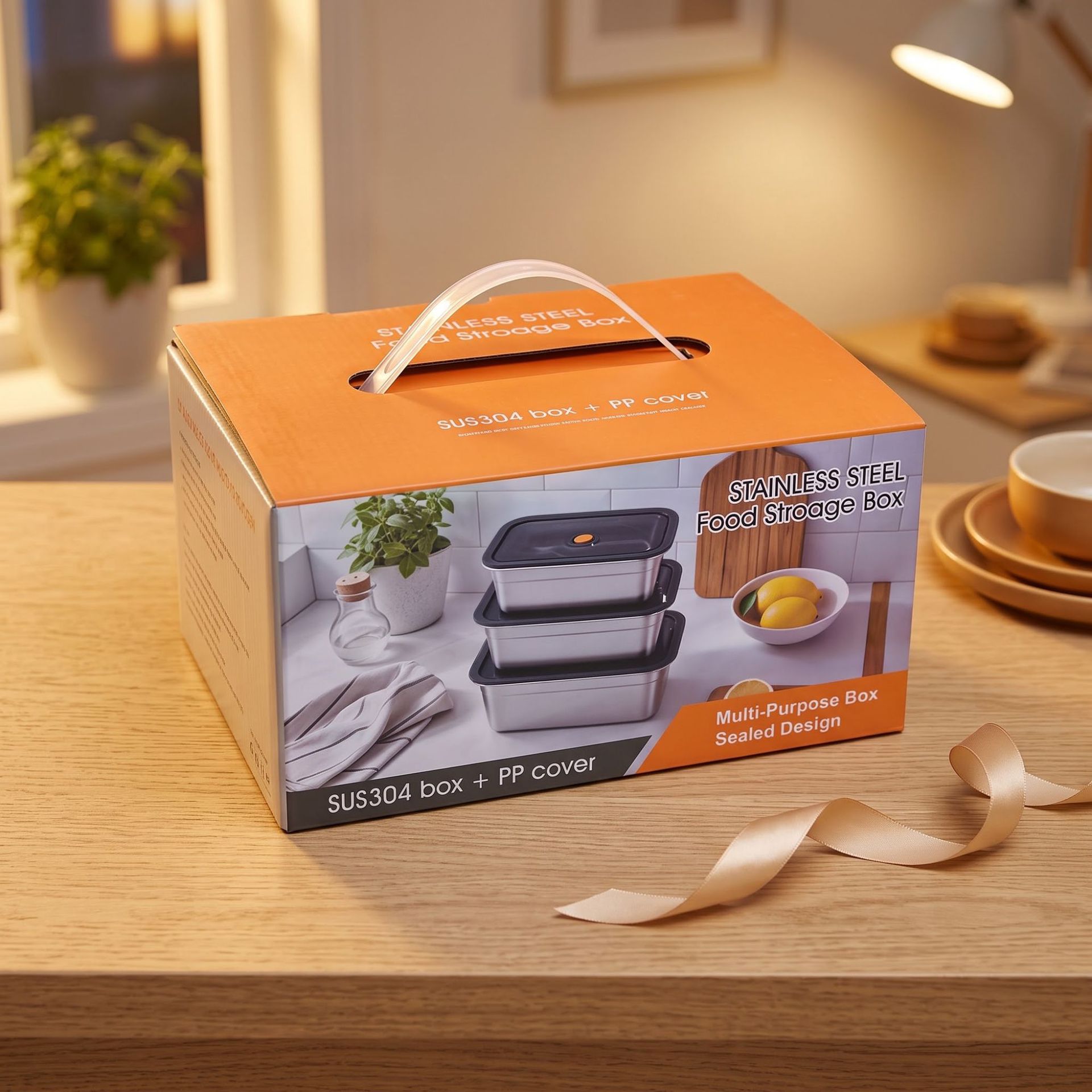 Stainless Steel Vacuum Sealed Lunch Box
