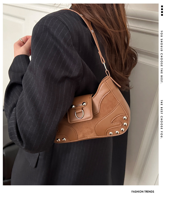 Retro Crossbody Bag with Shoulder Strap