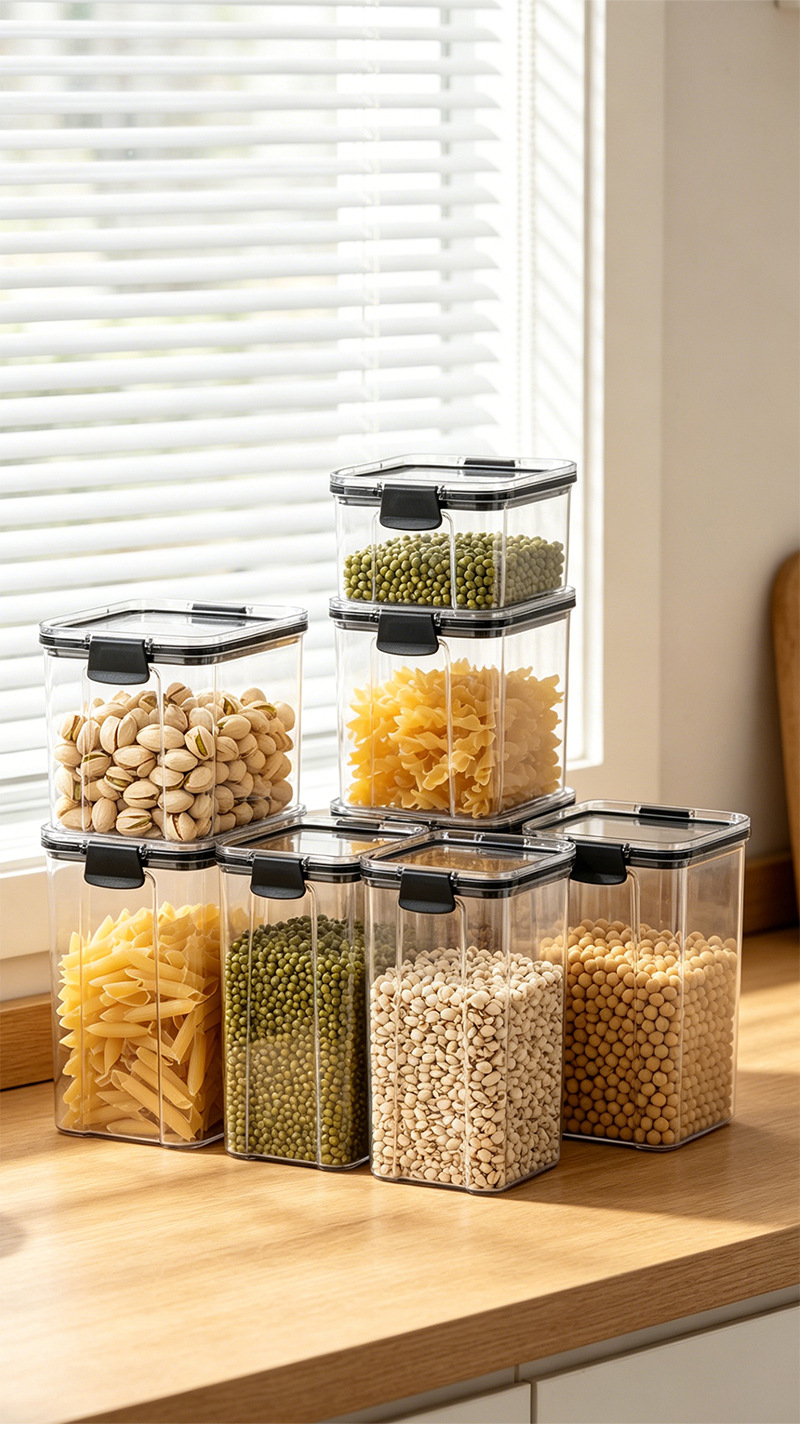 Airtight Plastic Food Storage Container