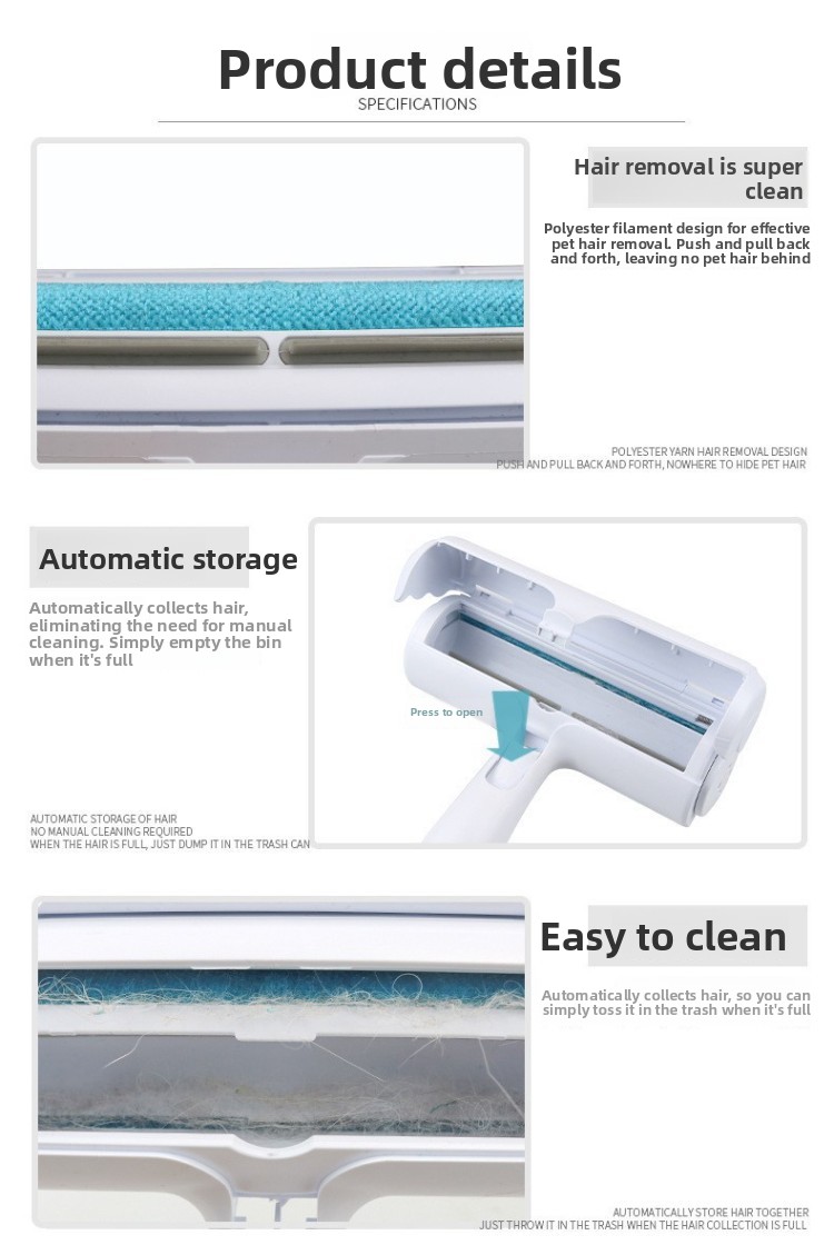 Pet Hair Removal Brush Roller
