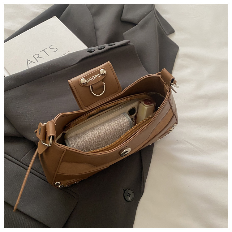 Retro Crossbody Bag with Shoulder Strap