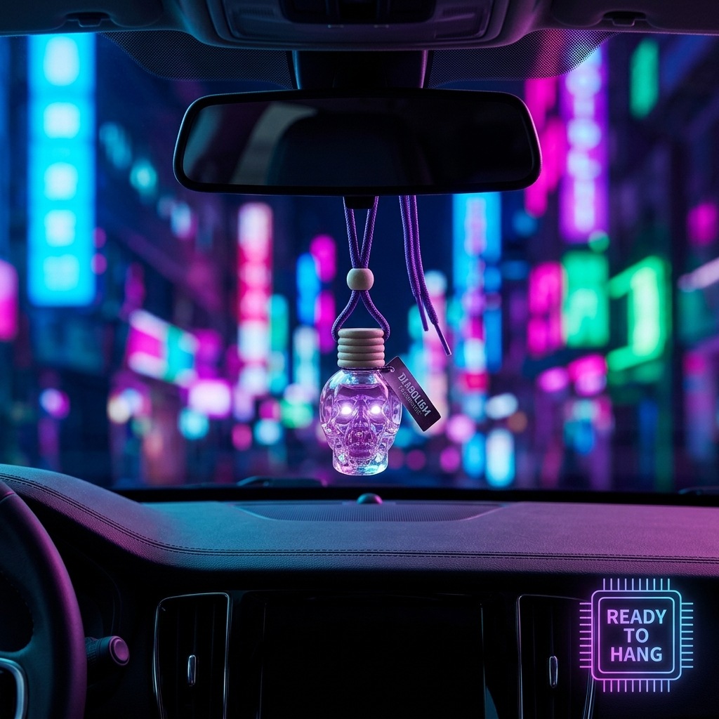 Halloween Skull Car Perfume Glass Diffuser