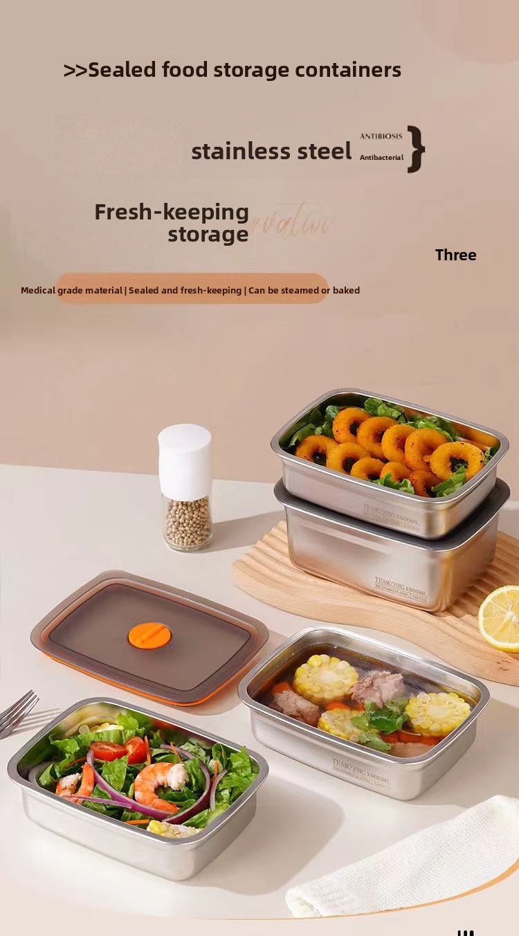 Stainless Steel Vacuum Sealed Lunch Box