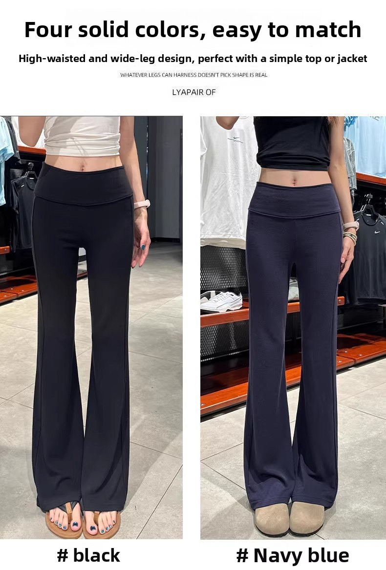 Flared Drape Pants for Women