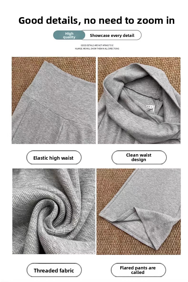 Flared Drape Pants for Women