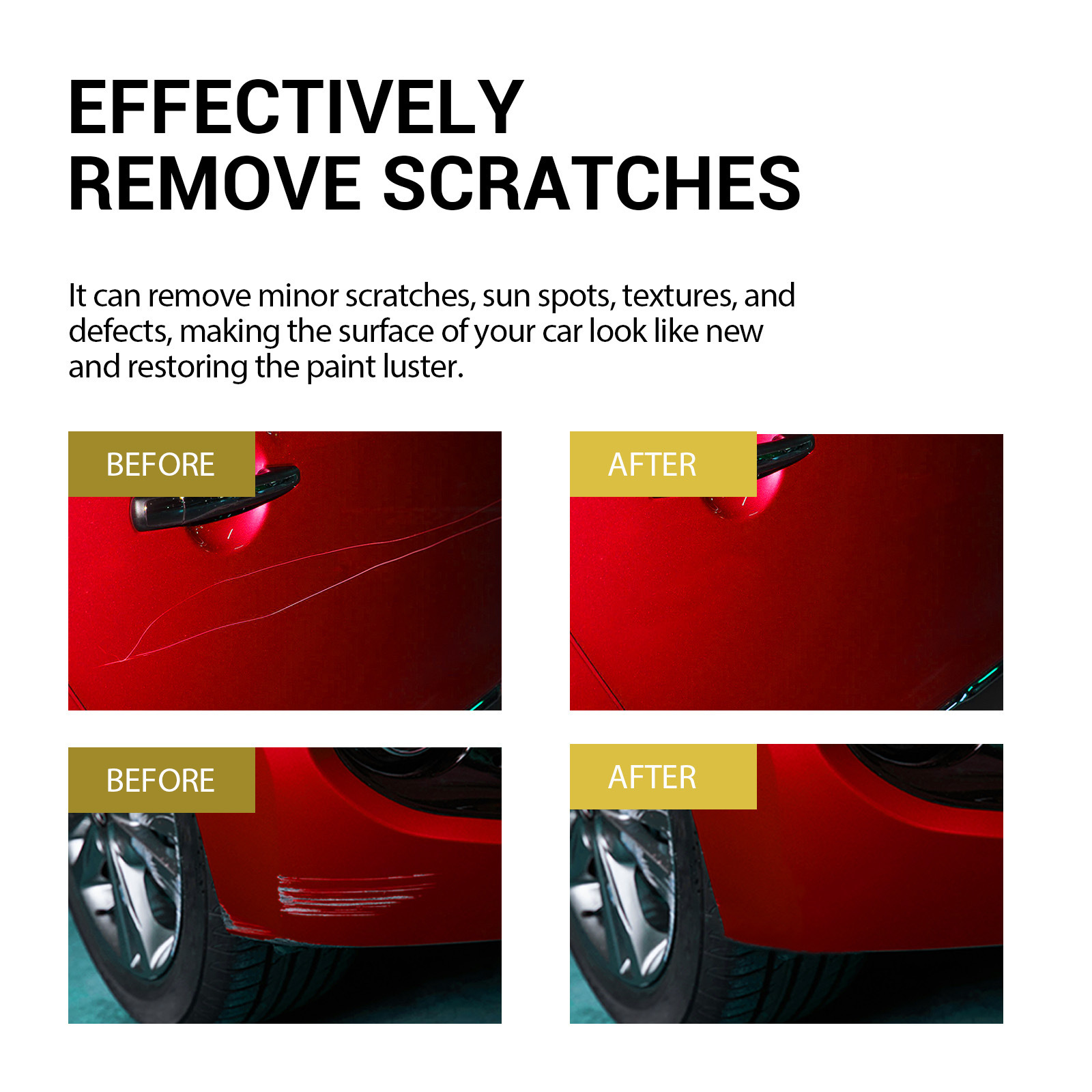 Car scratch repair cream