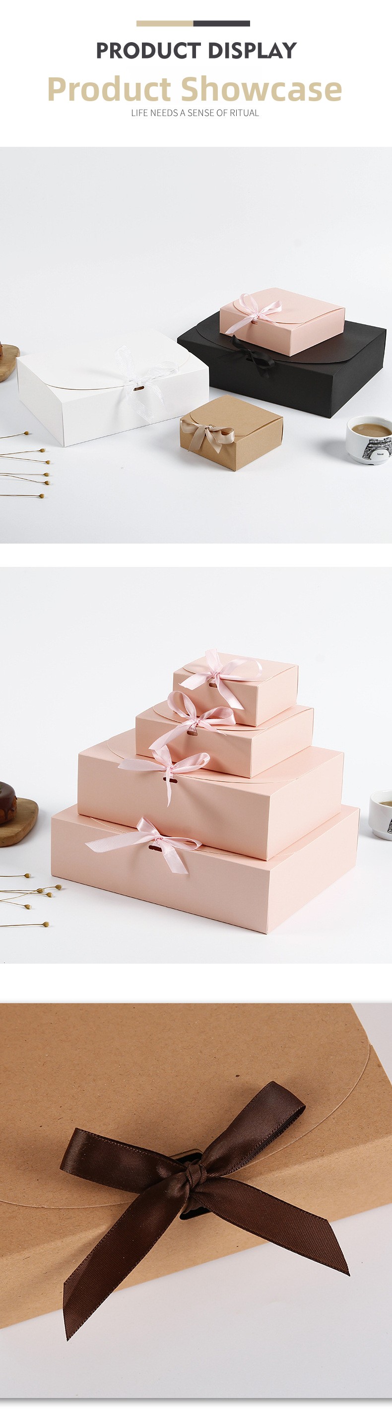 Flip Top Cardboard Gift Box
