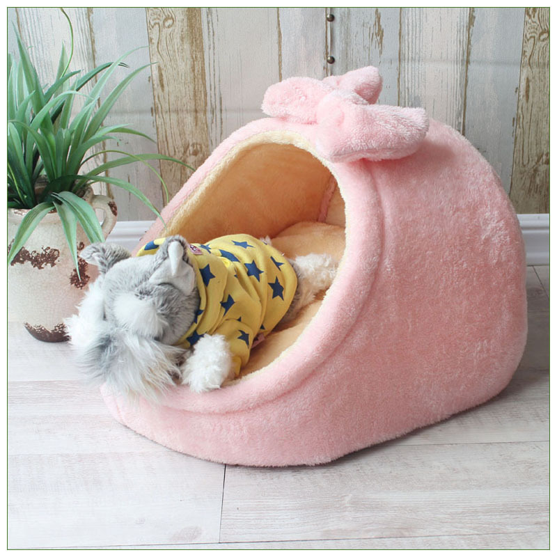 Cama casita para gatos con estampados: imagen adicional