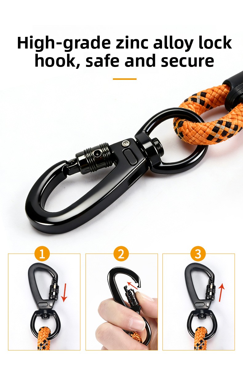 Reflective Nylon Dog Leash, 1.5–30 m — QIUOLA | qiuola.com