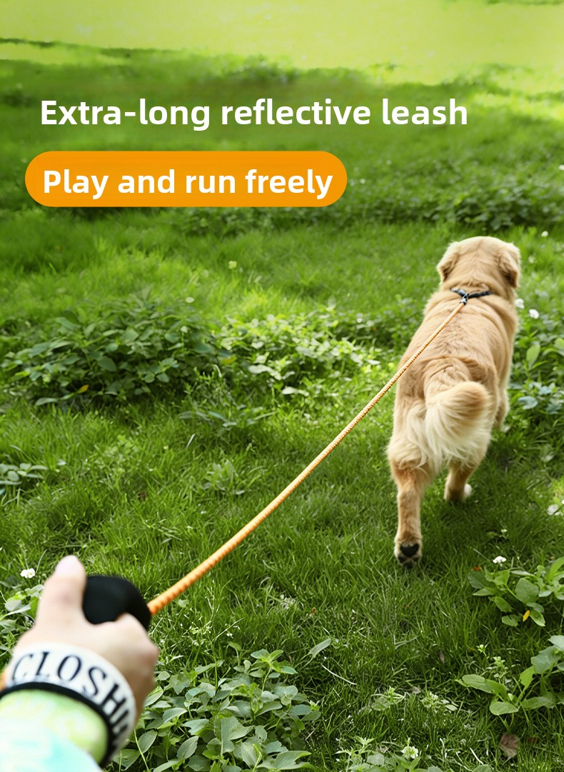 Reflective Nylon Dog Leash, 1.5–30 m — QIUOLA | qiuola.com