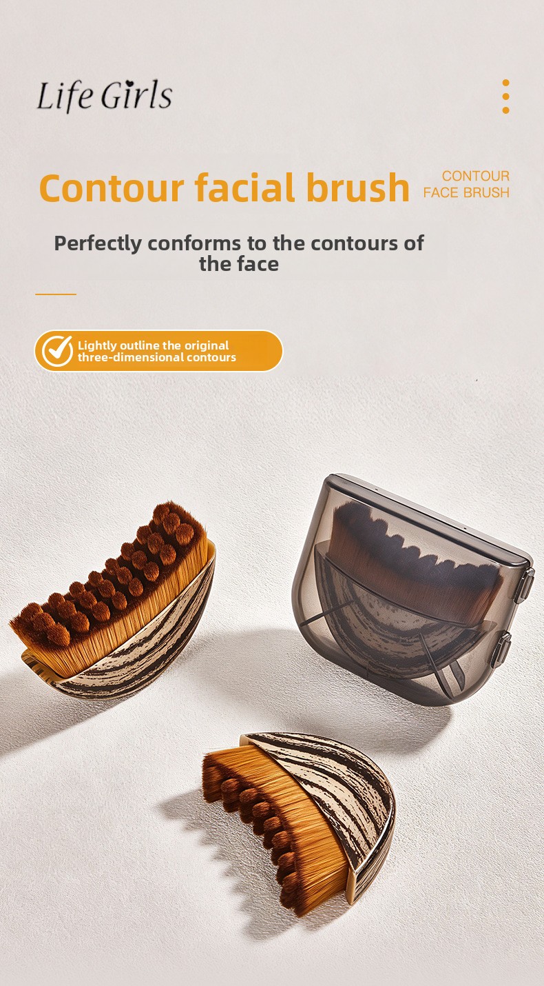 Brosse de massage pour le visage à poils synthétiques — QIUOLA | qiuola.com
