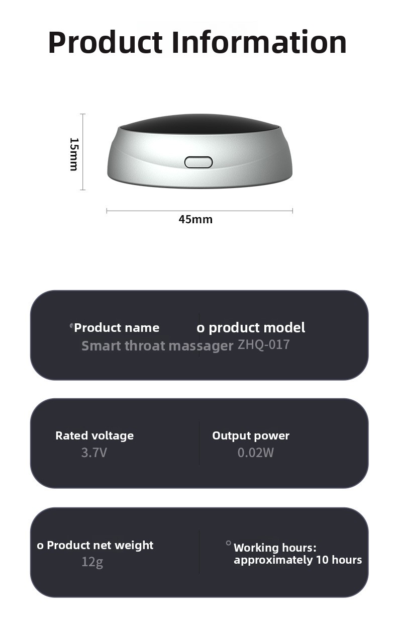 Dual Pulse Throat Massager