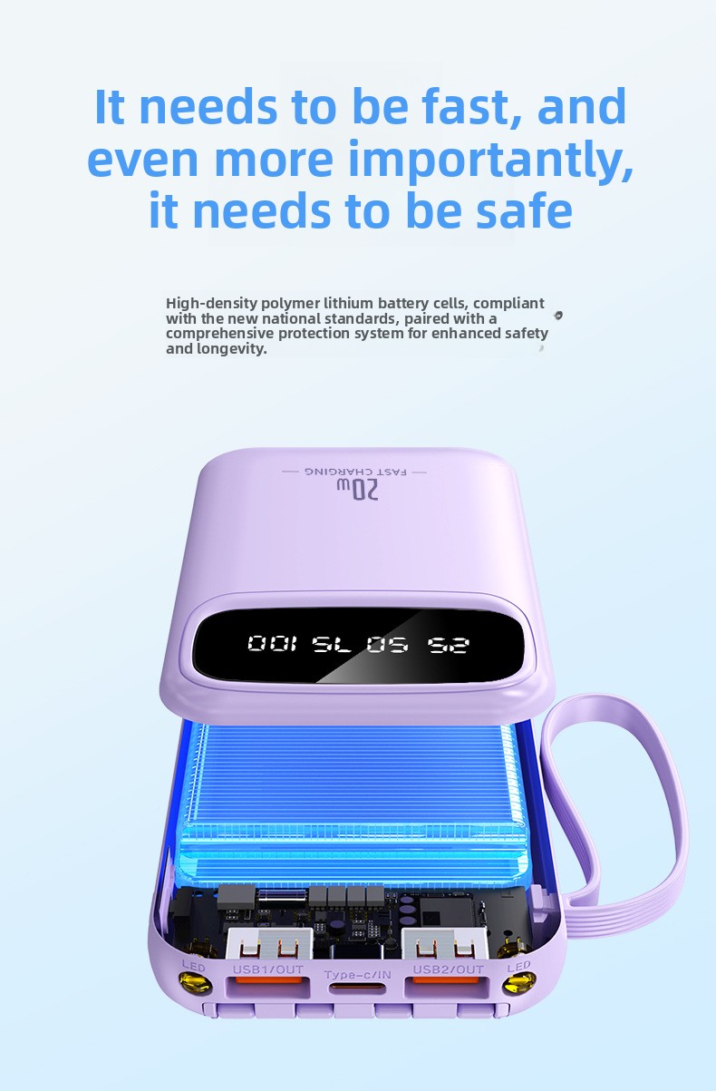 Large capacity compact mobile power