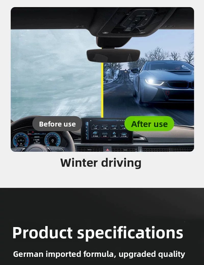 Car Windshield Oil Film Remover and Rain Repellent