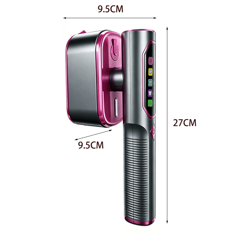 Liquid crystal portable handheld ironing machine