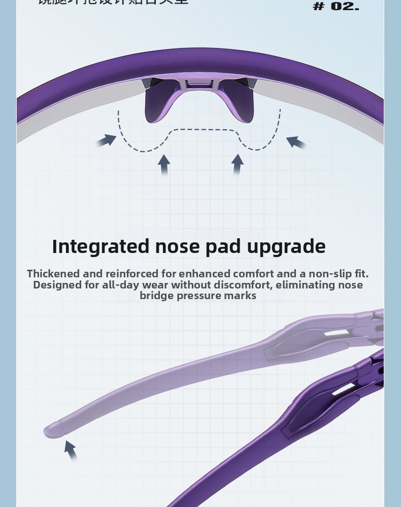 Sport Cycling Glasses with Interchangeable Lenses