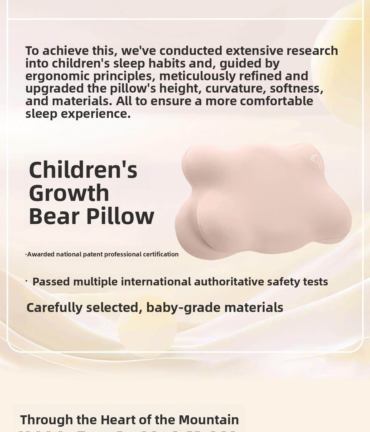 Children's Memory Foam Neck Pillow