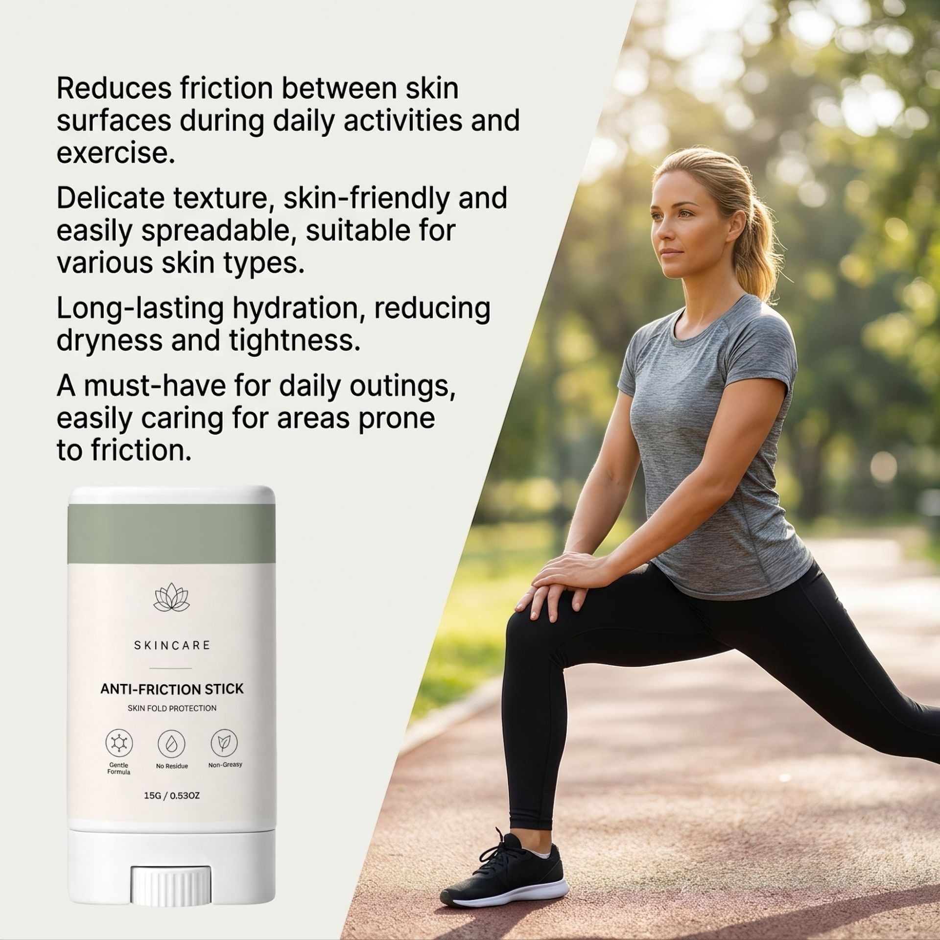 Skin Friction Protection Stick with Beeswax