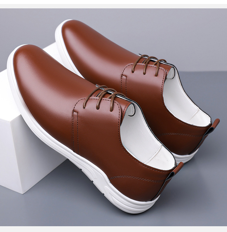 Genuine leather casual shoes