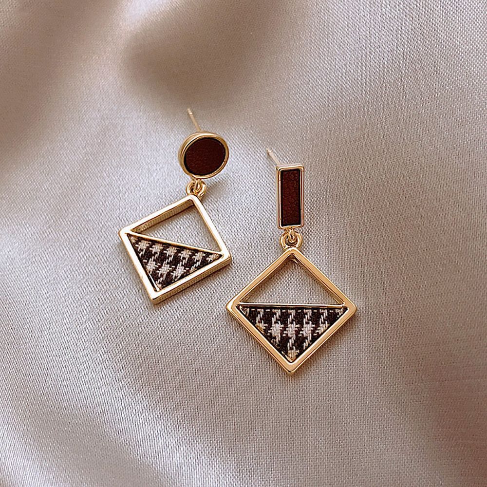 Diamond Dropping Oil Earrings Niche All-match Elegant Earrings
