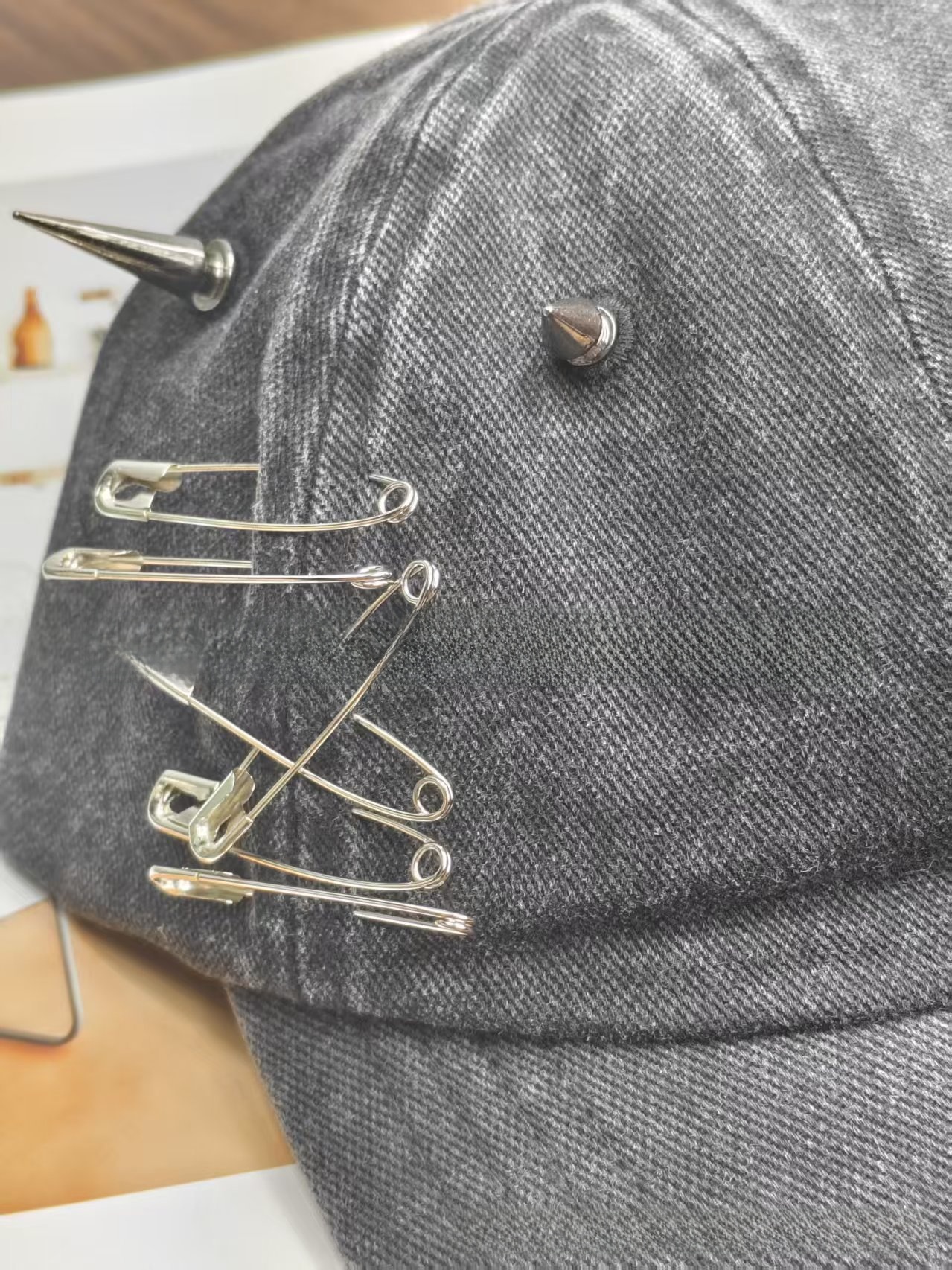 Retro Rivet Baseball Cap