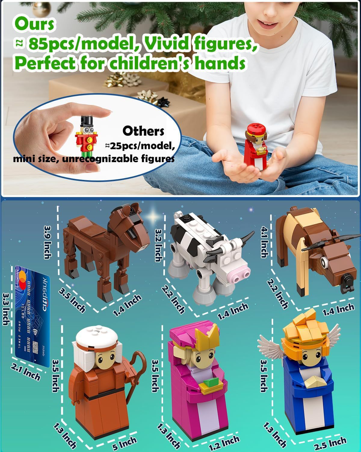 Christmas Countdown Building Block Set