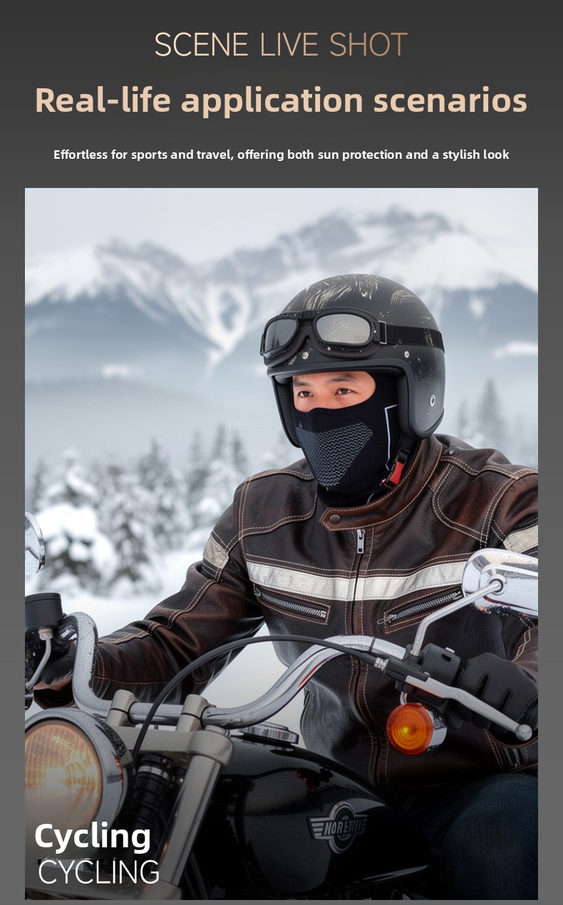 Riding helmet with windproof function for skiing