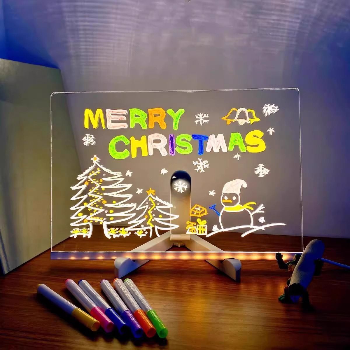 DIY luminous drawing board stall - transparent type