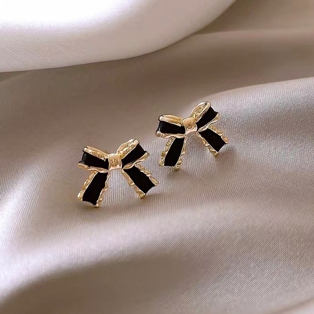 Diamond Dropping Oil Earrings Niche All-match Elegant Earrings