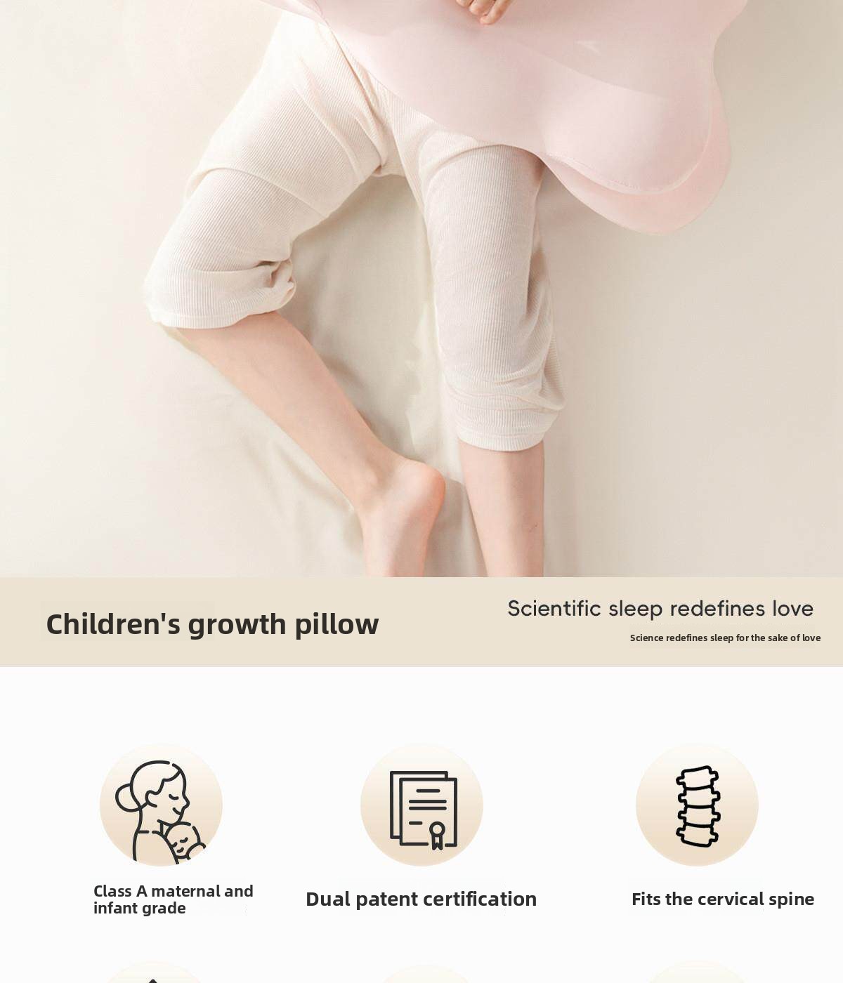 Children's Memory Foam Neck Pillow
