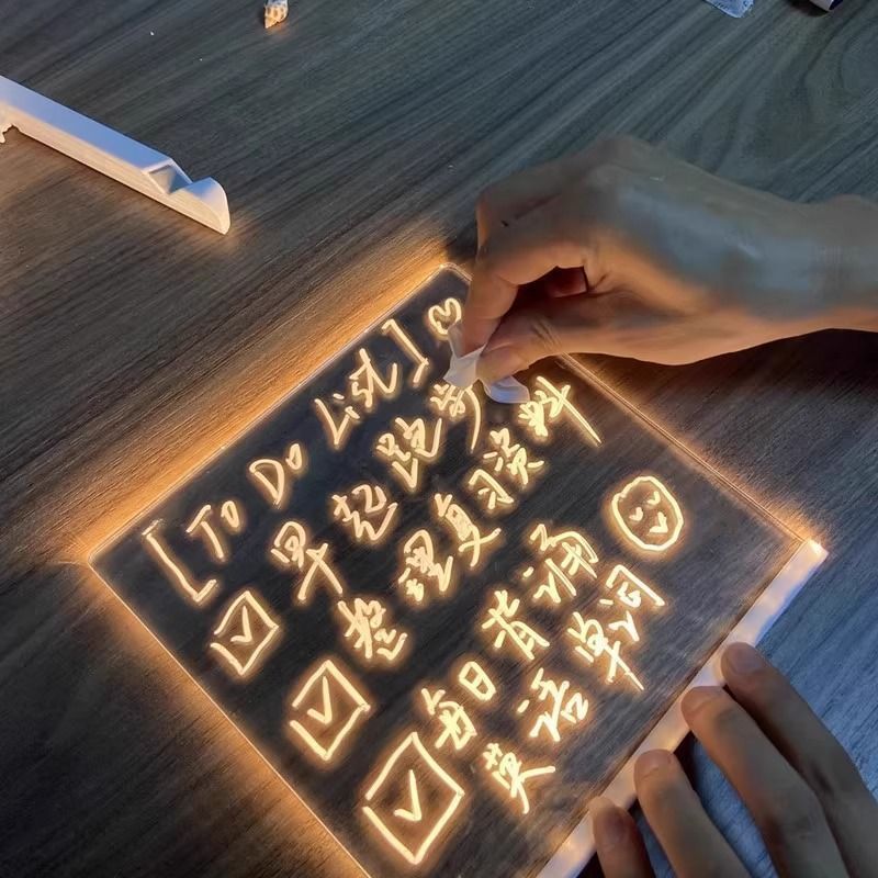 DIY luminous drawing board stall - transparent type