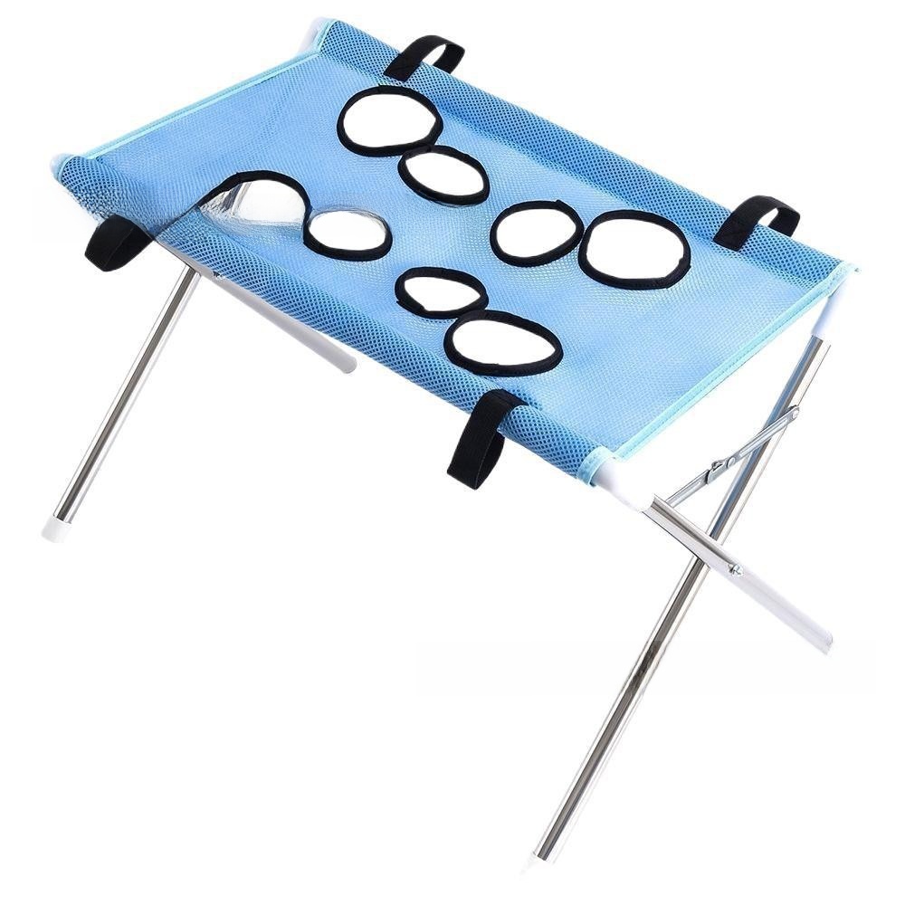 Foldable Pet Bathing Stand with Non-Slip Mesh
