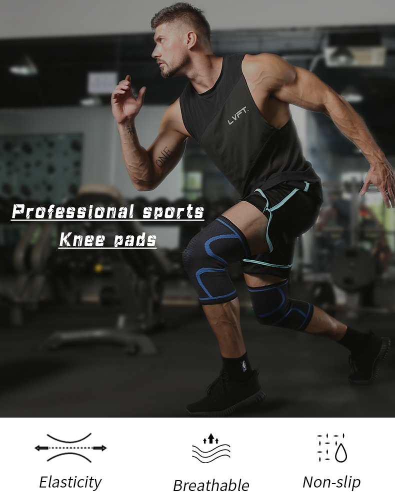 Knitted Nylon Sports Knee Pads