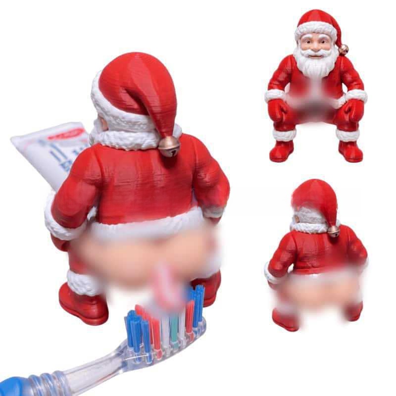 Santa Toothpaste Squeezer Christmas Decor