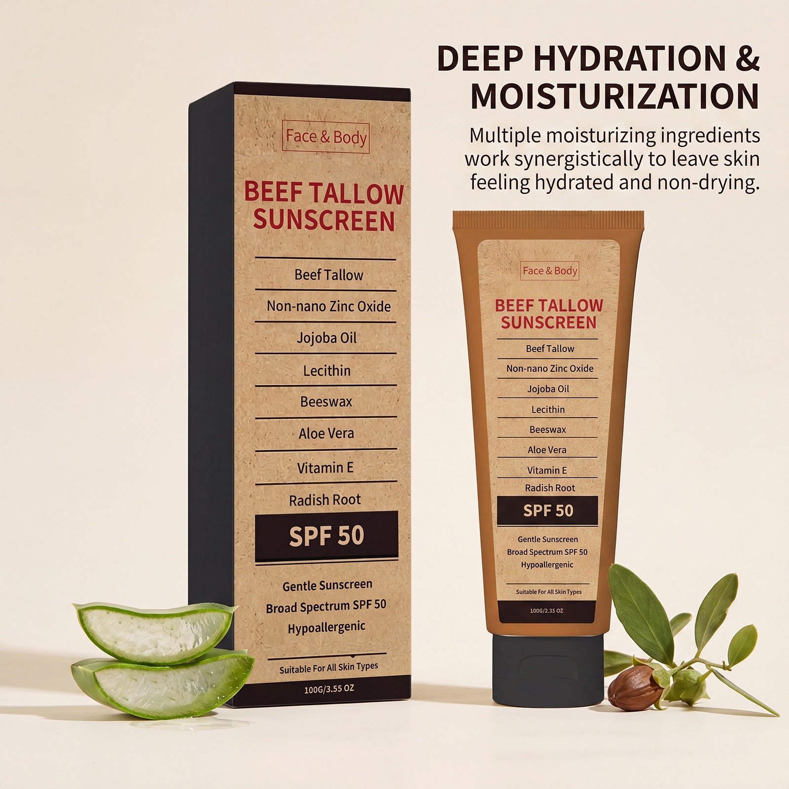 Beef Fat Moisturizing Protective Cream