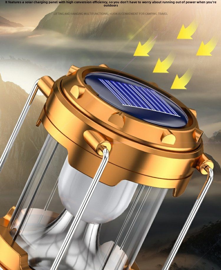 Solar Powered Multifunction Camping Lantern