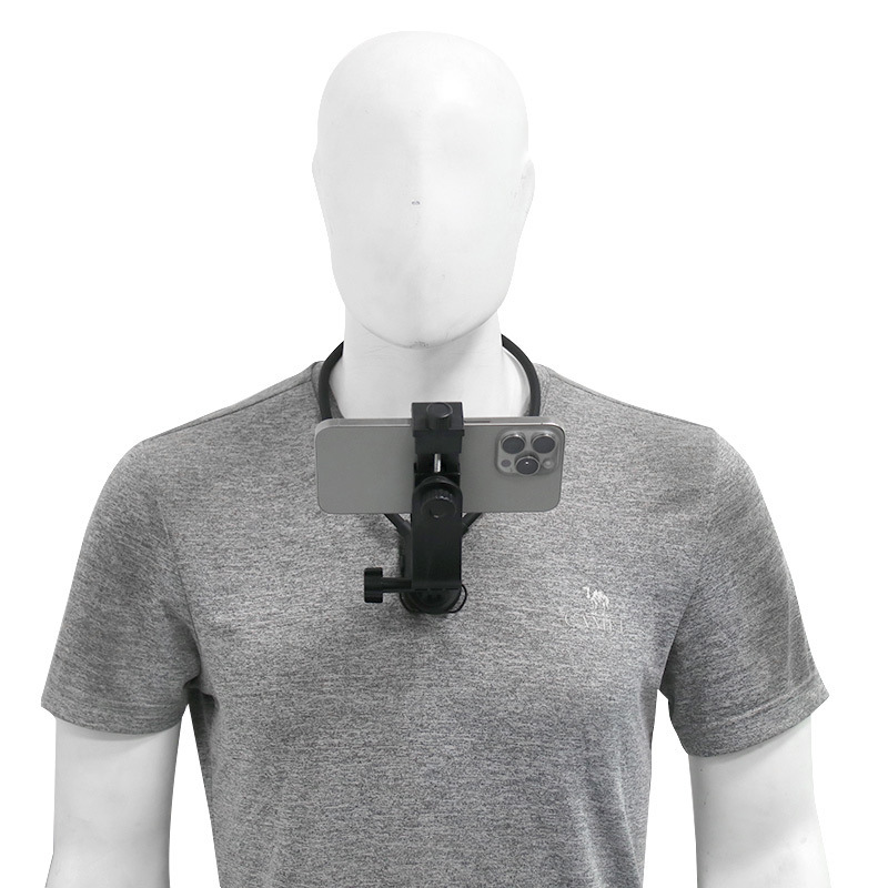Sports camera mobile phone silicone hanging neck bracket