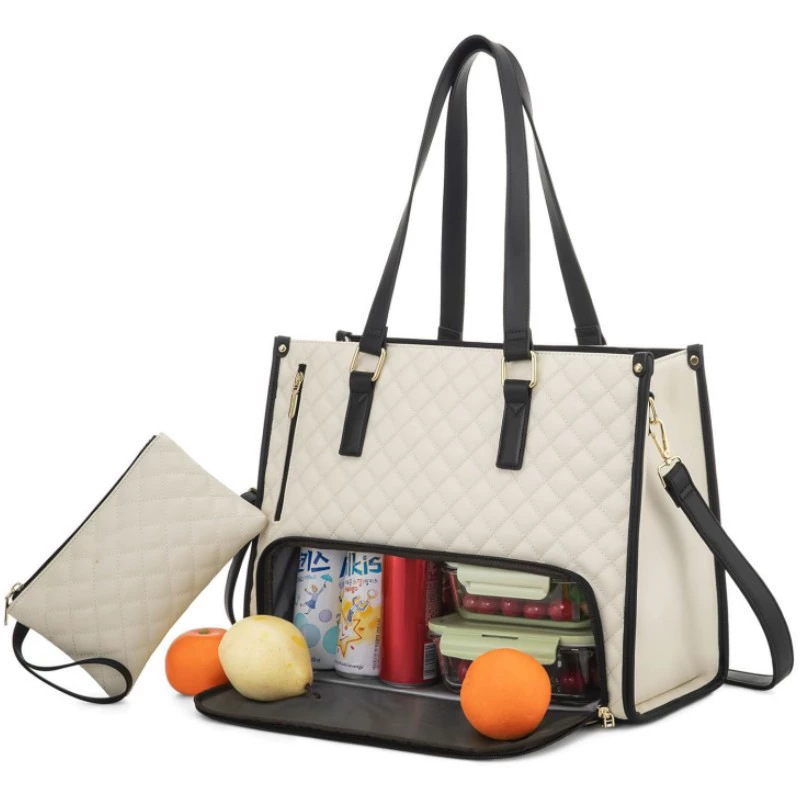 2-in-1 Insulated Lunch Tote Bag